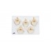 zestaw 5 kręgów lędźwiowych bone - 3b smart anatomy - 1000155 [a792] 3b scientific modele anatomiczne 3